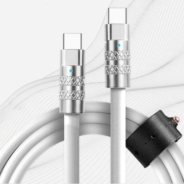 Надміцний кабель з підтримкою швидкої зарядки Type-C USB - lightning 227_14-63_23-163 фото