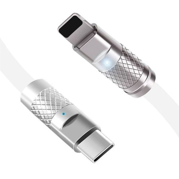 Надміцний кабель з підтримкою швидкої зарядки Type-C USB - lightning 227_14-63_23-163 фото